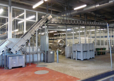 Förderbandsystem mit Verteiler